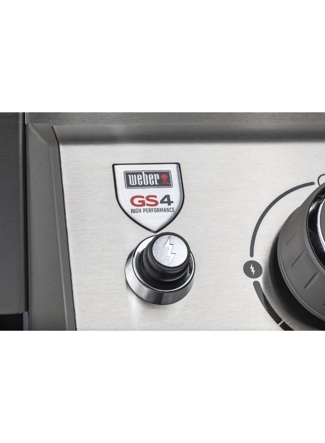 Weber Genesis E-310 3-Burner Stainless Steel Gas Grill with Grease Management System Black and Grey 61011185 - Image 5